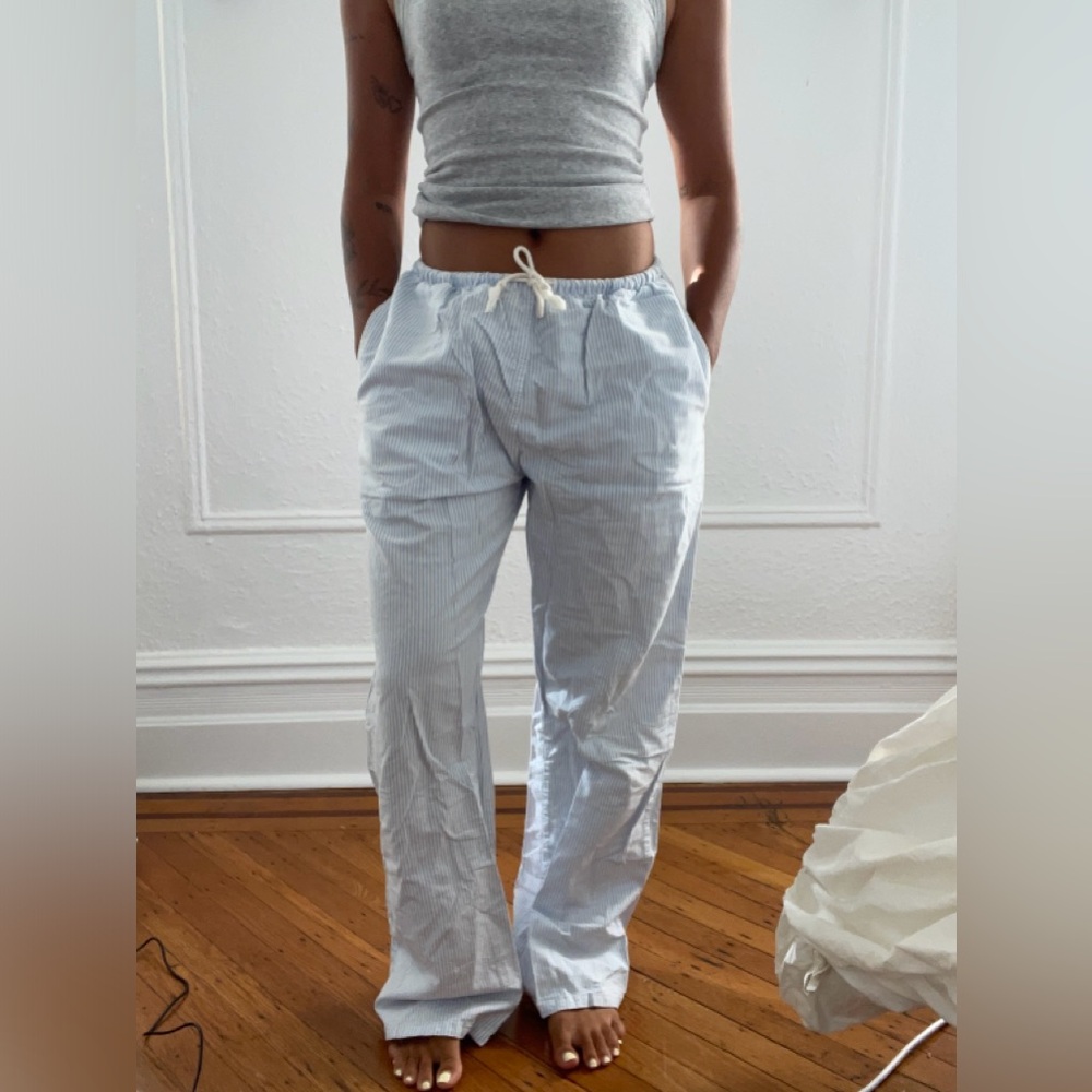 Brandy Melville Striped Linen Pants